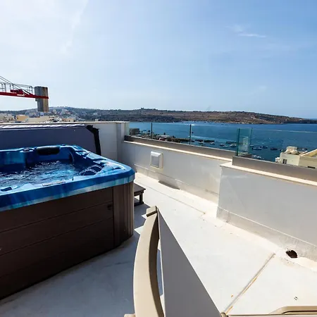 Seaviewph Private Jacuzzi Terrace In St Pauls Bay St. Paul's Bay